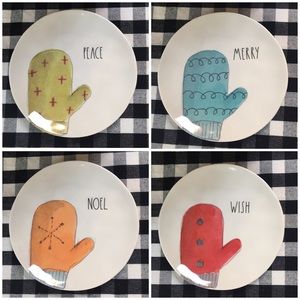 Rae Dunn Melamine Plates